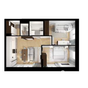 2-к квартира, вторичка, 48м2, 20/24 этаж