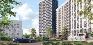 2-к квартира, строящийся дом, 59м2, 7/23 этаж