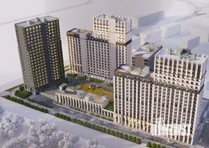 1-к квартира, строящийся дом, 35м2, 10/21 этаж