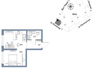 Студия квартира, вторичка, 31м2, 10/6 этаж