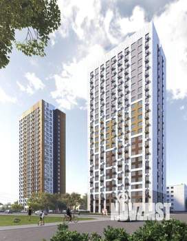 2-к квартира, строящийся дом, 56м2, 19/22 этаж