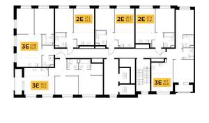 1-к квартира, вторичка, 42м2, 2/23 этаж