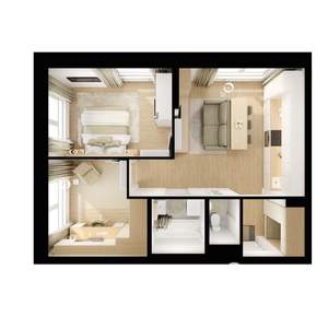 2-к квартира, вторичка, 49м2, 23/25 этаж