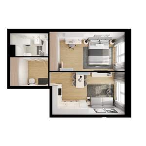 1-к квартира, вторичка, 44м2, 10/24 этаж