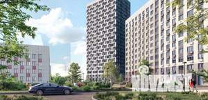 2-к квартира, строящийся дом, 39м2, 13/20 этаж