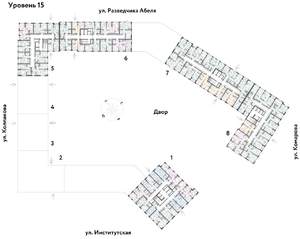 2-к квартира, вторичка, 46м2, 15/25 этаж