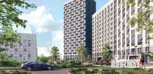1-к квартира, строящийся дом, 40м2, 15/23 этаж