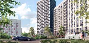 1-к квартира, строящийся дом, 35м2, 4/17 этаж