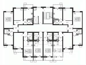3-к квартира, вторичка, 79м2, 9/9 этаж