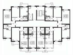 3-к квартира, вторичка, 79м2, 4/9 этаж