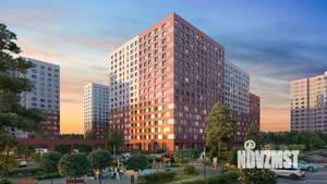 2-к квартира, строящийся дом, 56м2, 5/18 этаж