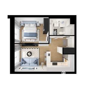 1-к квартира, вторичка, 32м2, 13/24 этаж