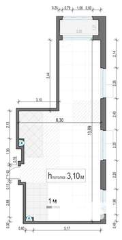 2-к квартира, строящийся дом, 68м2, 17/17 этаж