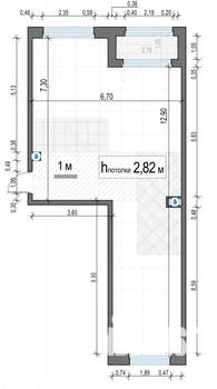 2-к квартира, строящийся дом, 65м2, 15/23 этаж