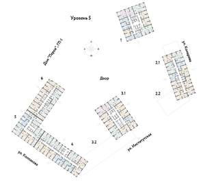 2-к квартира, вторичка, 61м2, 5/25 этаж