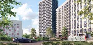 1-к квартира, строящийся дом, 42м2, 5/23 этаж