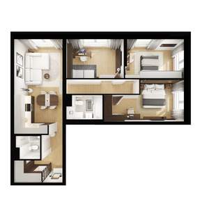 3-к квартира, вторичка, 80м2, 22/25 этаж