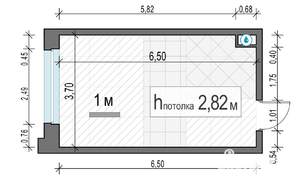 Студия квартира, строящийся дом, 23м2, 2/20 этаж