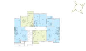 1-к квартира, вторичка, 41м2, 1/4 этаж