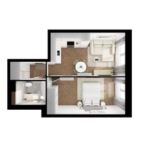 1-к квартира, вторичка, 39м2, 13/24 этаж