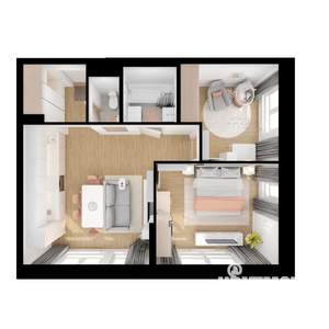 2-к квартира, вторичка, 51м2, 13/24 этаж