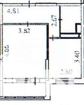 1-к квартира, вторичка, 39м2, 16/16 этаж