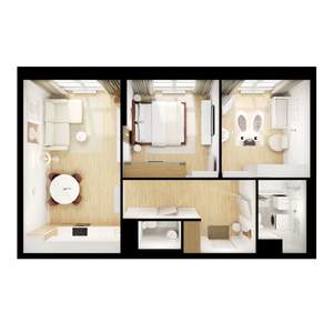 2-к квартира, вторичка, 58м2, 22/24 этаж