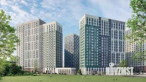 1-к квартира, строящийся дом, 40м2, 16/20 этаж