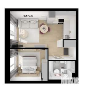 1-к квартира, вторичка, 38м2, 24/25 этаж