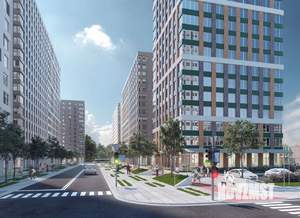 2-к квартира, строящийся дом, 64м2, 9/23 этаж