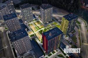 1-к квартира, строящийся дом, 45м2, 14/17 этаж