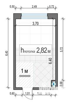 Студия квартира, строящийся дом, 23м2, 14/20 этаж