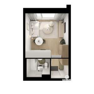 Студия квартира, вторичка, 24м2, 24/25 этаж