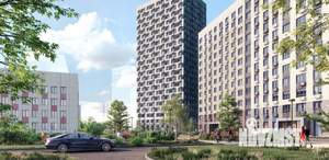 1-к квартира, строящийся дом, 38м2, 4/17 этаж
