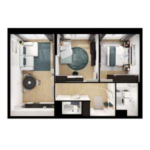 2-к квартира, вторичка, 61м2, 22/24 этаж