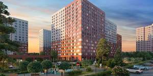 1-к квартира, строящийся дом, 35м2, 5/17 этаж