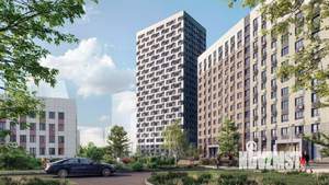 1-к квартира, строящийся дом, 35м2, 12/23 этаж