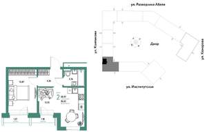 2-к квартира, вторичка, 39м2, 6/25 этаж