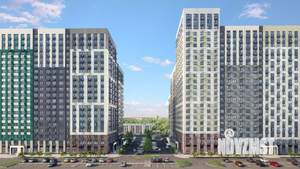 1-к квартира, строящийся дом, 35м2, 10/23 этаж