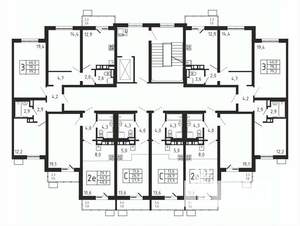 3-к квартира, вторичка, 79м2, 7/9 этаж