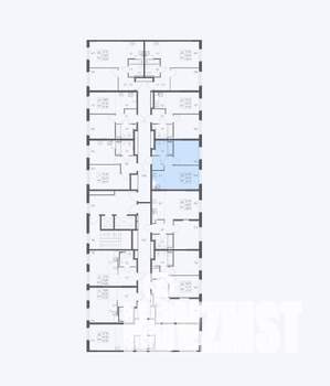 1-к квартира, сданный дом, 35м2, 7/17 этаж