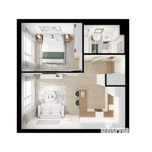 1-к квартира, вторичка, 38м2, 19/25 этаж