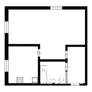 1-к квартира, вторичка, 33м2, 3/5 этаж