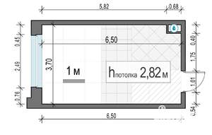 Студия квартира, строящийся дом, 23м2, 13/20 этаж