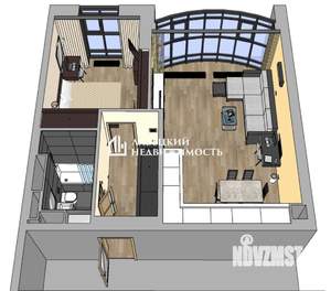 2-к квартира, вторичка, 59м2, 4/6 этаж