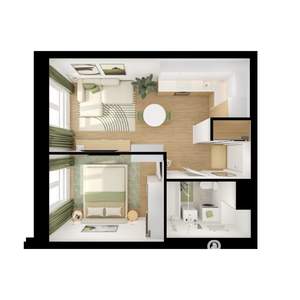 1-к квартира, вторичка, 32м2, 18/24 этаж