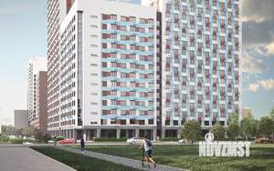1-к квартира, строящийся дом, 24м2, 18/25 этаж