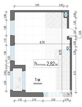 2-к квартира, строящийся дом, 59м2, 14/20 этаж