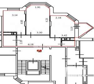 3-к квартира, вторичка, 66м2, 4/7 этаж