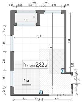 2-к квартира, строящийся дом, 54м2, 9/17 этаж